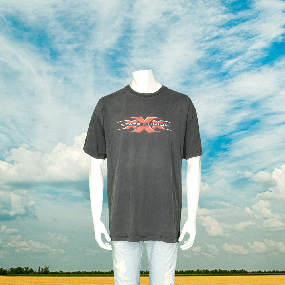 Y2K Vintage XXX State of The Union Vin Diesel Ice Cube Movie Promo T Shirt XL